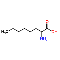 2-Aminocaprylic acid Structure