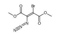 dimethyl 2-azido-3-bromobut-2-enedioate结构式