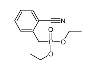 2-(diethoxyphosphorylmethyl)benzonitrile Structure