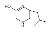 Piperazinone, 6-(2-methylpropyl)-, (6S)- (9CI) structure