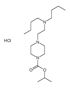 propan-2-yl 4-[2-(dibutylamino)ethyl]piperazine-1-carboxylate,hydrochloride结构式