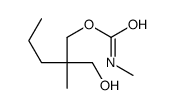 [2-(hydroxymethyl)-2-methylpentyl] N-methylcarbamate Structure