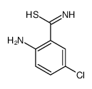 2-amino-5-chlorobenzenecarbothioamide结构式