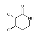 5-amino-4,5-dideoxy-D-threo-pentono-1,5-lactam结构式