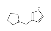 3-(1-吡咯烷甲基)-1H-吡咯结构式