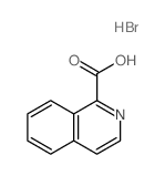 isoquinoline-1-carboxylic acid,hydrobromide结构式