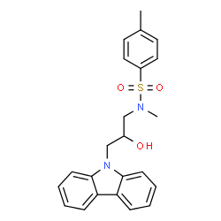 N-(3-(9H-carbazol-9-yl)-2-hydroxypropyl)-N,4-dimethylbenzenesulfonamide picture