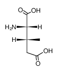 (2s,3R)-3-Methylglutamic acid Structure