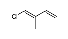 (1E)-1-chloro-2-methylbuta-1,3-diene结构式