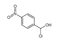 Benzenemethanol, alpha-chloro-4-nitro- (9CI)结构式