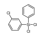 dichloro-(3-chlorophenyl)-phenylsilane结构式