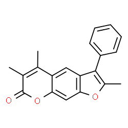 2,5,6-trimethyl-3-phenylfuro[3,2-g]chromen-7-one picture