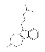 2,3,4,5-Tetrahydro-N,N,3-trimethylazepino[4,5-b]indole-6(1H)-propan-1-amine Structure