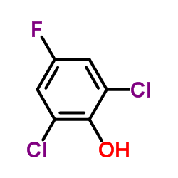 2,6-二氯-4-氟苯酚结构式