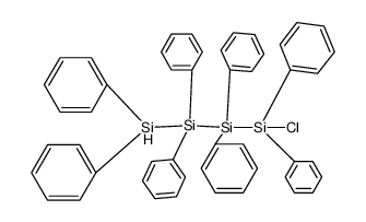 1-hydro-4-chloroctaphenyltetrasilane Structure