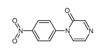 1-(4-Nitro-phenyl)-1H-pyrazin-2-one Structure