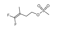 3-Buten-1-ol,4,4-difluoro-3-methyl-,methanesulfonate(9CI)结构式