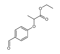 ethyl 2-(4-formylphenoxy)propionate结构式