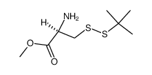 H-Cys(StBu)-OMe Structure