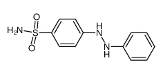 4-(N'-phenyl-hydrazino)-benzenesulfonic acid amide Structure