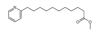 methyl 11-pyridin-2-ylundecanoate Structure