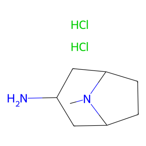 3-Ammonio-8-methyl-8-azoniabicyclo[3.2.1]octane dichloride structure