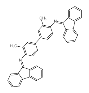 [1,1'-Biphenyl]-4,4'-diamine,N4,N4'-di-9H-fluoren-9-ylidene-3,3'-dimethyl- Structure