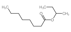 Octanoic acid,1-methylpropyl ester结构式