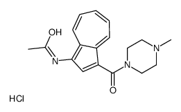 N-[3-(4-methylpiperazine-1-carbonyl)azulen-1-yl]acetamide,hydrochloride结构式