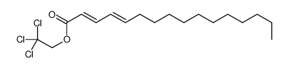 2,2,2-trichloroethyl hexadeca-2,4-dienoate Structure