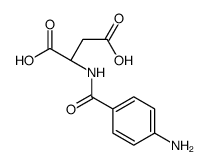 (2S)-2-[(4-aminobenzoyl)amino]butanedioic acid Structure