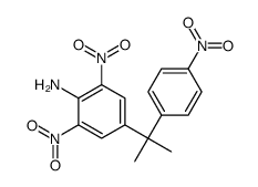 2,6-dinitro-4-[2-(4-nitrophenyl)propan-2-yl]aniline结构式