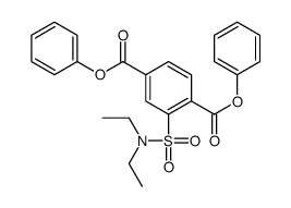 diphenyl 2-(diethylsulfamoyl)benzene-1,4-dicarboxylate Structure