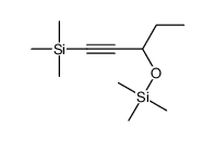 trimethyl(3-trimethylsilyloxypent-1-ynyl)silane结构式