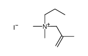 dimethyl-(2-methylprop-2-enyl)-propylazanium,iodide Structure