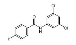 N-(3,5-dichlorophenyl)-4-iodobenzamide结构式