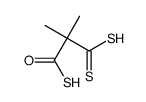 2,2-dimethyl-3-sulfanyl-3-sulfanylidenepropanethioic S-acid结构式