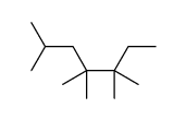 2,4,4,5,5-pentamethylheptane Structure