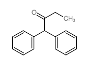 1,1-二苯基-2-丁酮结构式