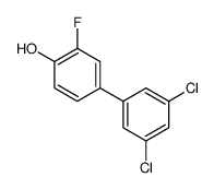 4-(3,5-dichlorophenyl)-2-fluorophenol结构式