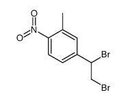 4-(1,2-dibromoethyl)-2-methyl-1-nitrobenzene Structure