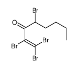 1,1,2,4-tetrabromooct-1-en-3-one Structure