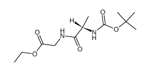 Boc-Ala-Gly-OEt structure