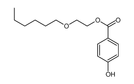 2-hexoxyethyl 4-hydroxybenzoate结构式