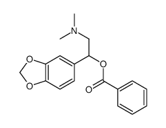 2-(Dimethylamino)-1-(3,4-methylenedioxyphenyl)ethyl=benzoate Structure