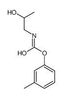 (3-methylphenyl) N-(2-hydroxypropyl)carbamate结构式