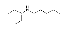 1,1-Diethyl-2-pentylhydrazine structure