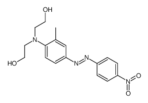 2,2'-[[2-methyl-4-[(4-nitrophenyl)azo]phenyl]imino]bisethanol结构式