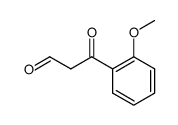 1-(2-methoxyphenyl)-3-oxopropan-1-one Structure