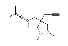 4,4-bis(methoxymethyl)-6,8-dimethylnona-6,7-dien-1-yne Structure